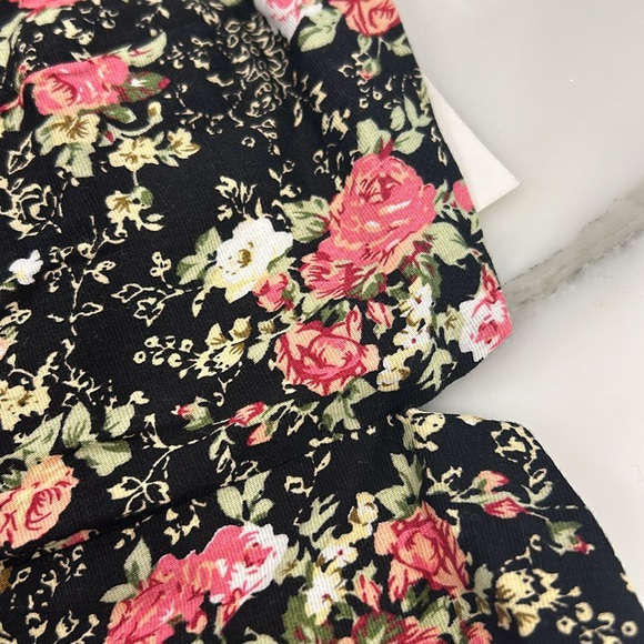 Floral Strapless Dress with Crinoline Under Skirt-M - Picture 9 of 9